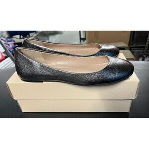 BCBGeneration Geremia Leather Calf Ballet Flats Gunmetal Size 6